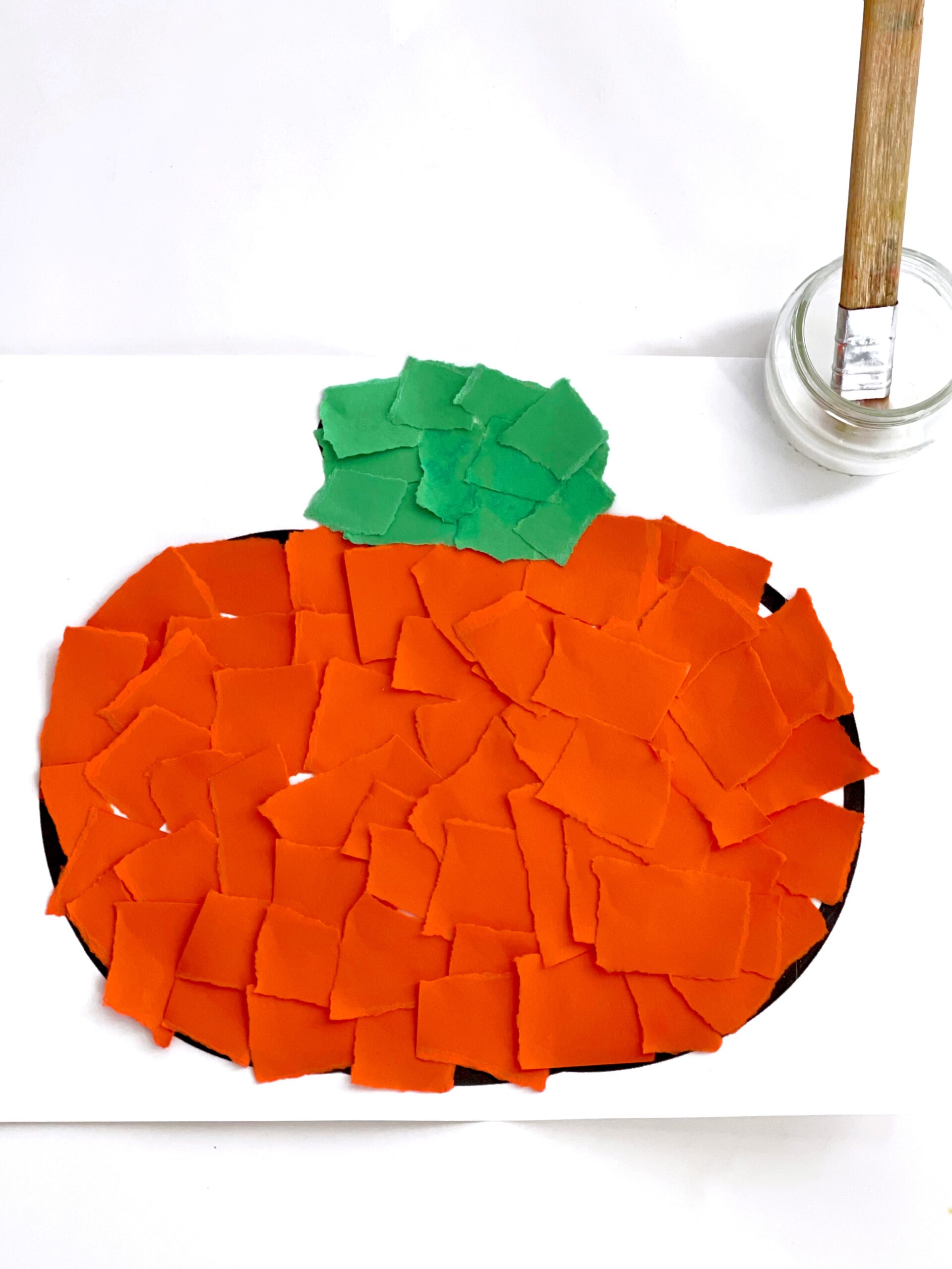 How to make torn paper art projects for preschoolers? - DIY ART PINS