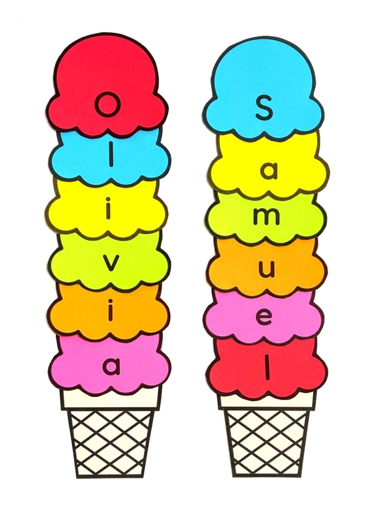 Ice Cream Name Activity 