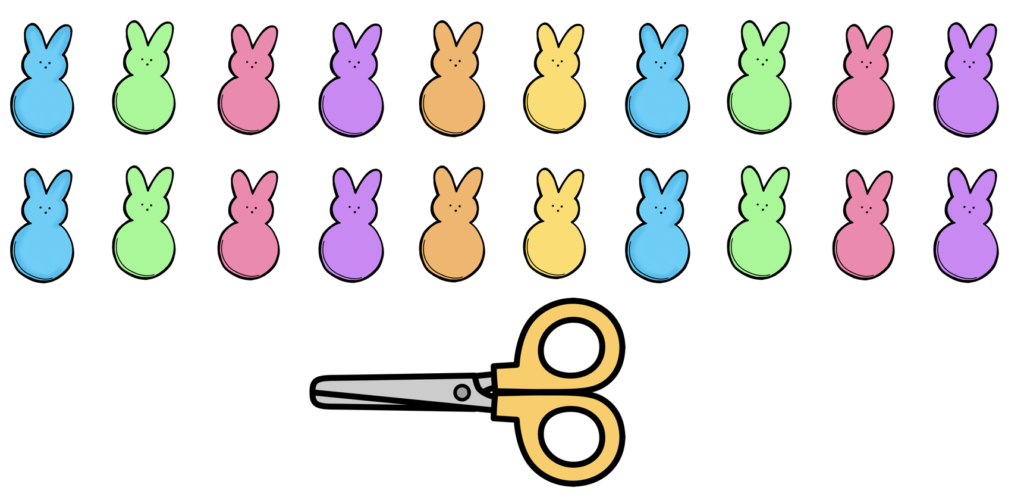 Peeps Scissor Fine Motor Activity 