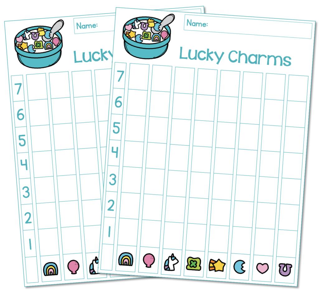Lucky Charms Preschool Activities Graph