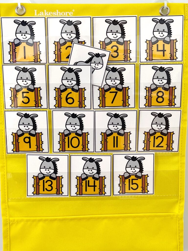 Find the Donkey Number Game  A Fun Preschool Farm Activity 