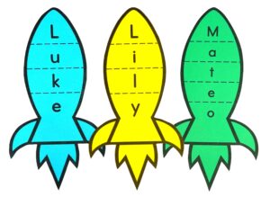 Rocket Name and Scissor