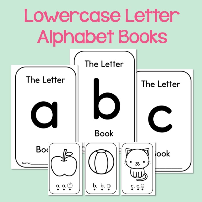 Lowercase Letter Alphabet Books