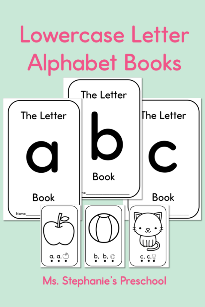 Preschool Alphabet Letter Books