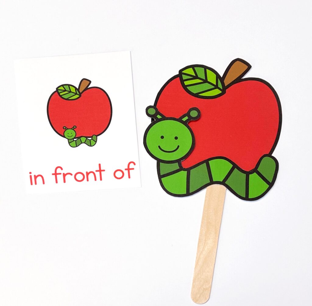 Apple and Worm Prepositions