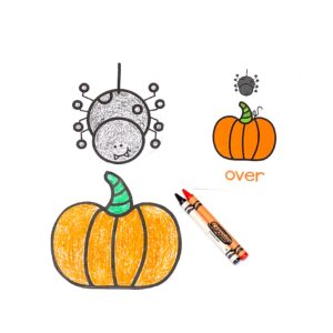 Spider and Pumpkin Position Activity