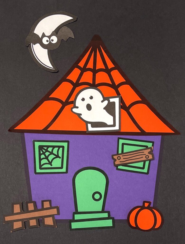 Haunted House Preschool Craft Activity 