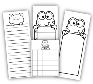 Frog Activities Writing Papers
