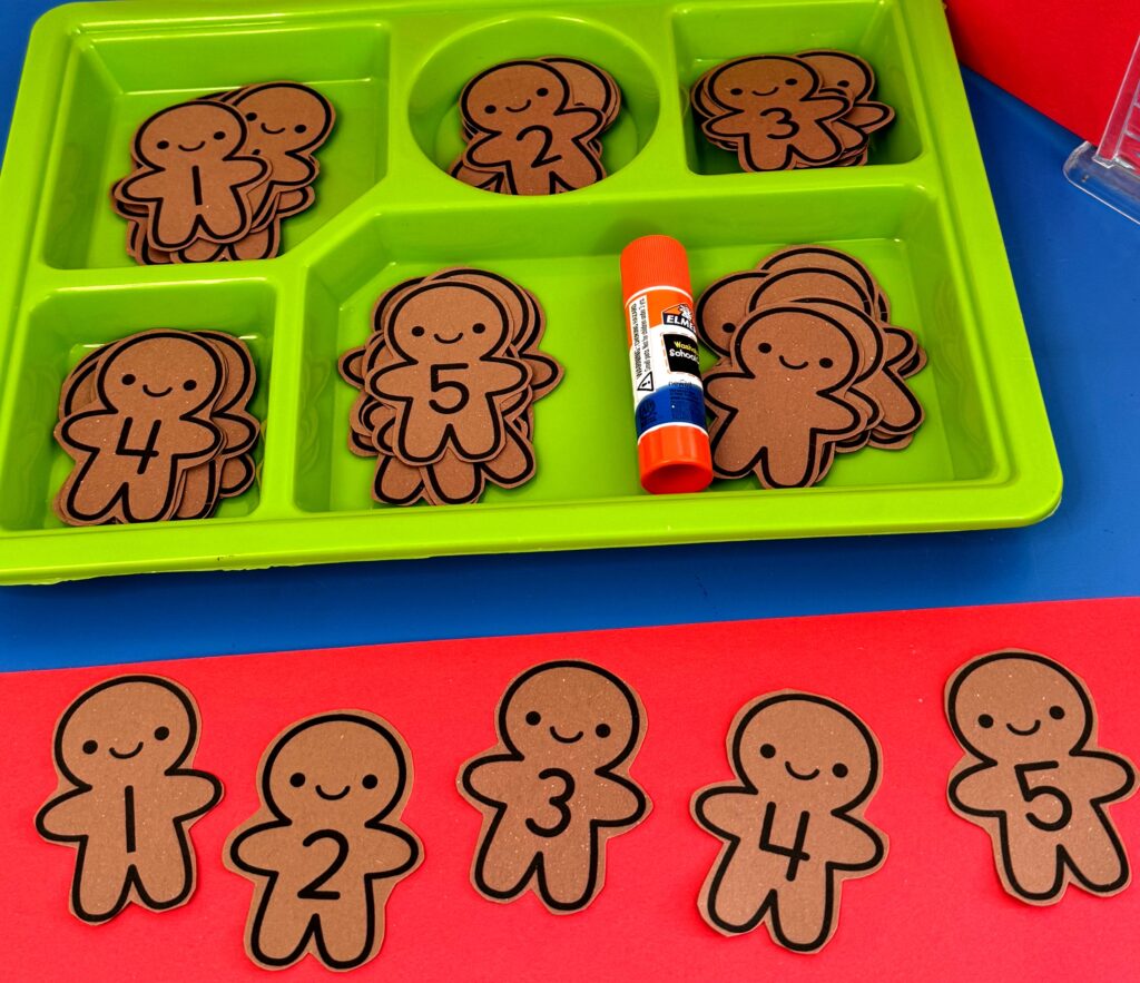 Gingerbread Cookie Number Order