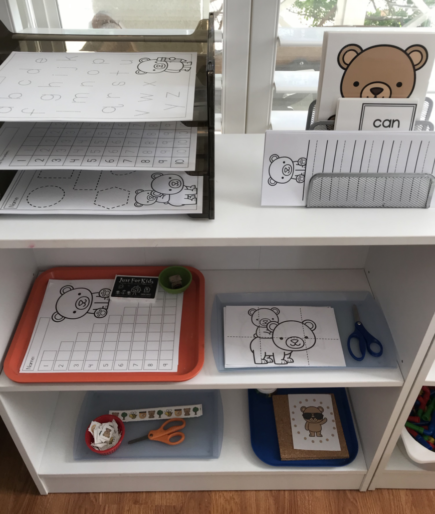 Teddy Bear Day Shelf Activities 