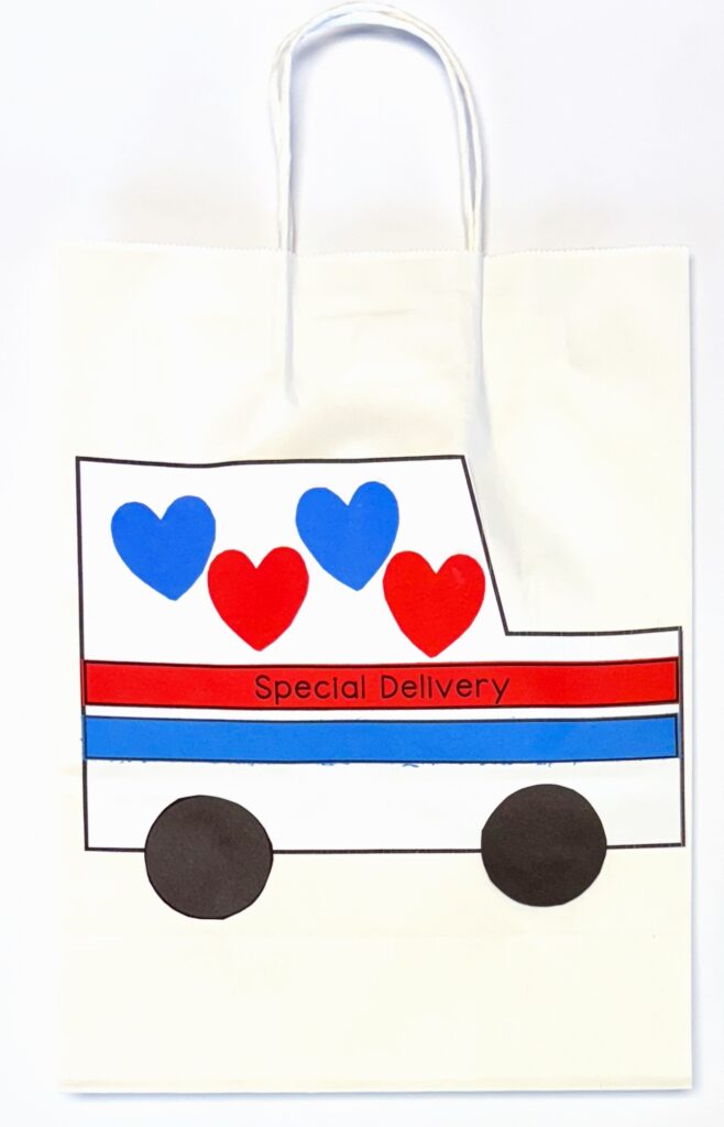 Mail Truck Valentine's Day Activity 