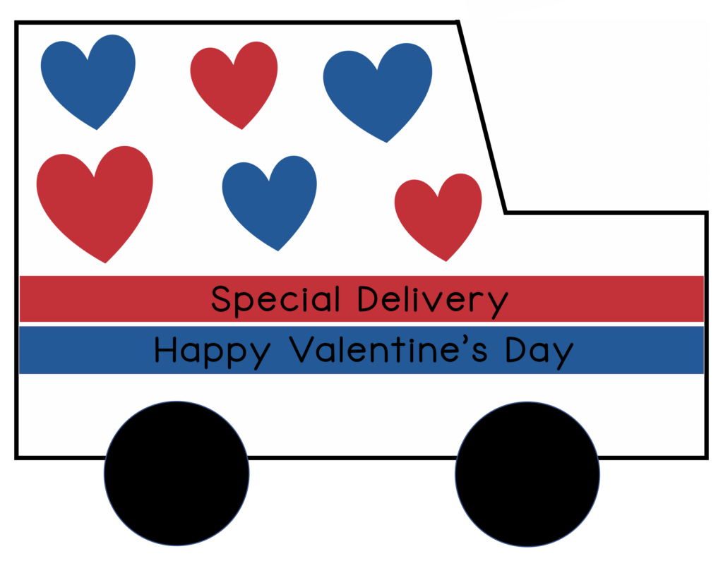 Mail Truck Valentine's Day Craft