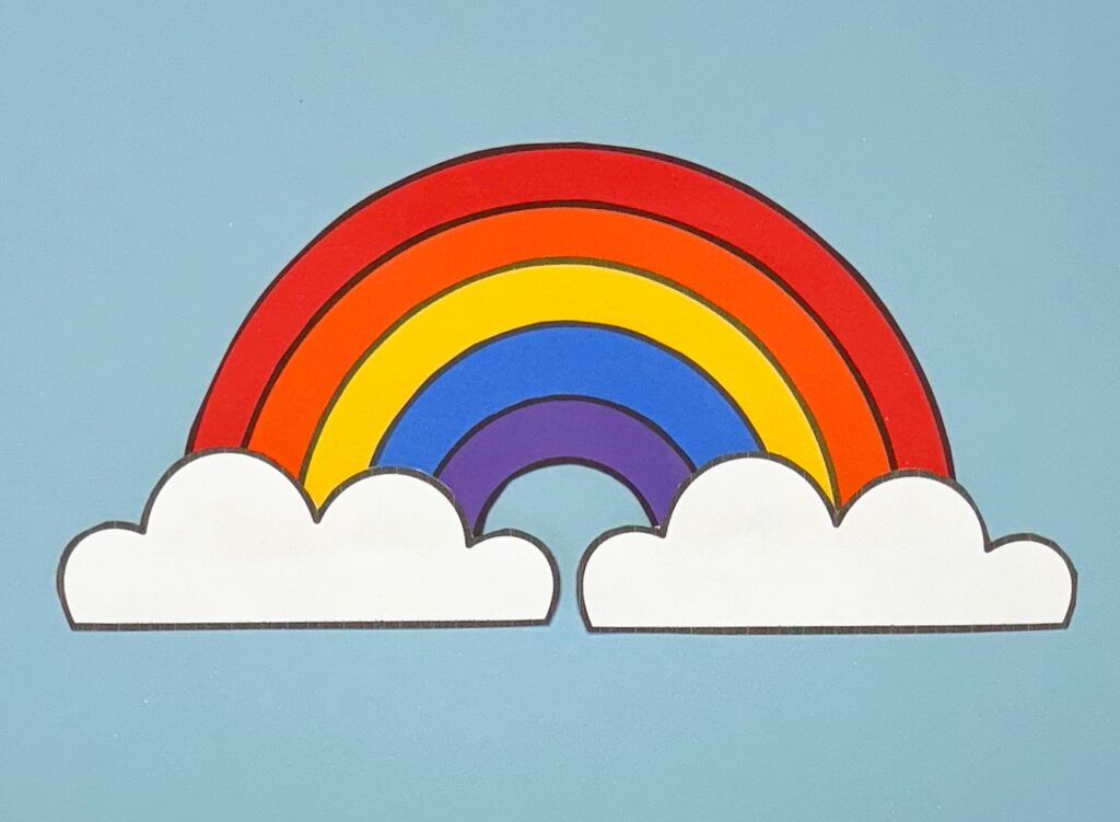 Rainbow Craft Preschool Activity 