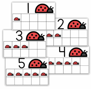 Ladybug Math 10 Frames