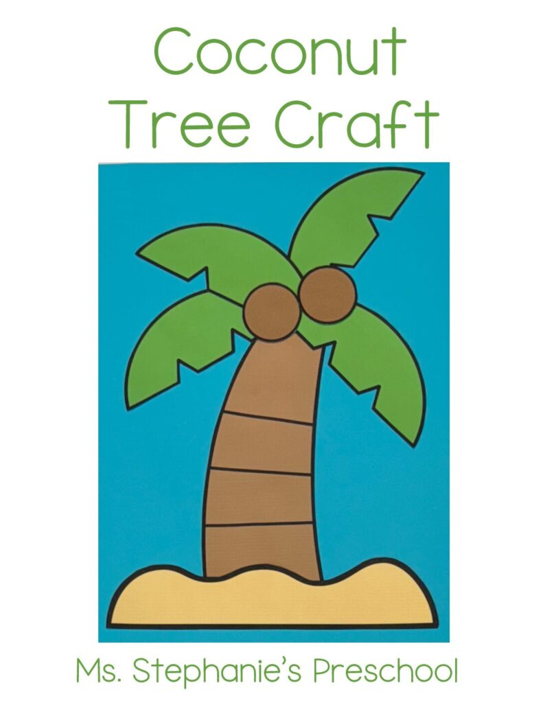 Coconut Tree Craft