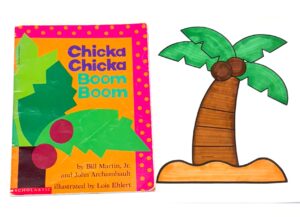 Coconut Tree Craft With Chicka Chicka Boom Boom Book
