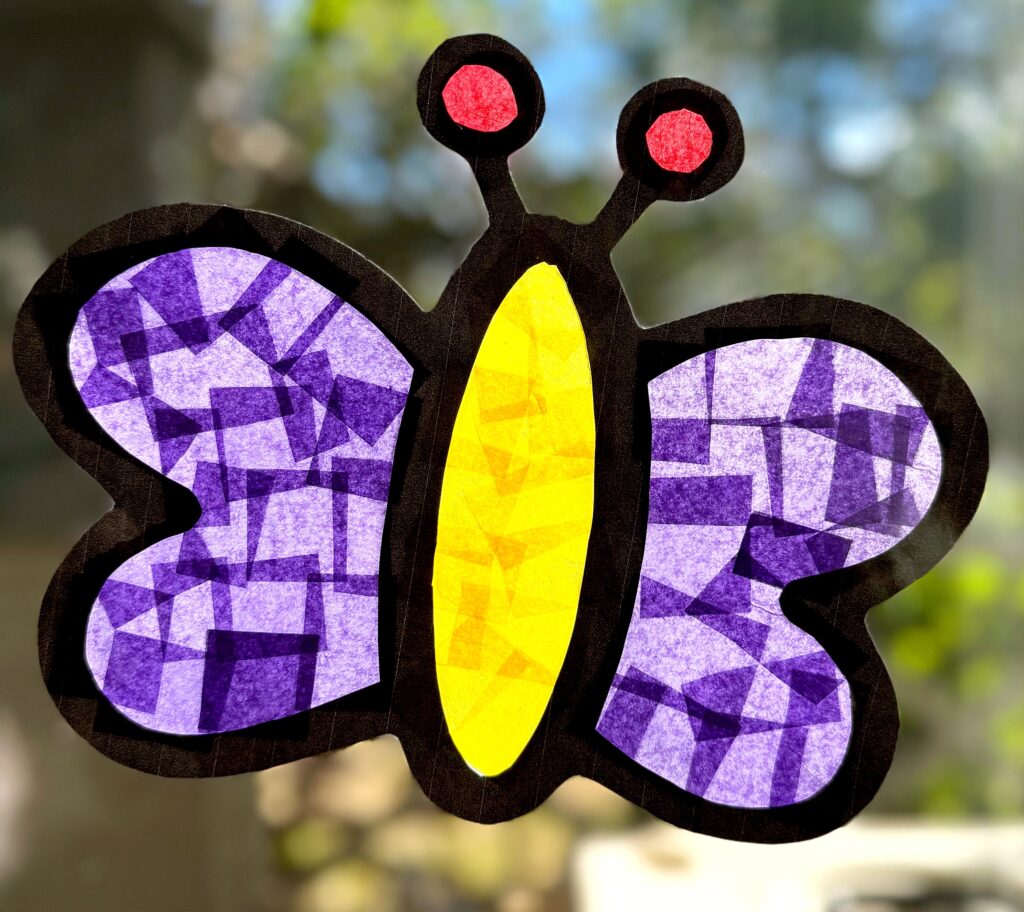 Butterfly Suncatcher Craft