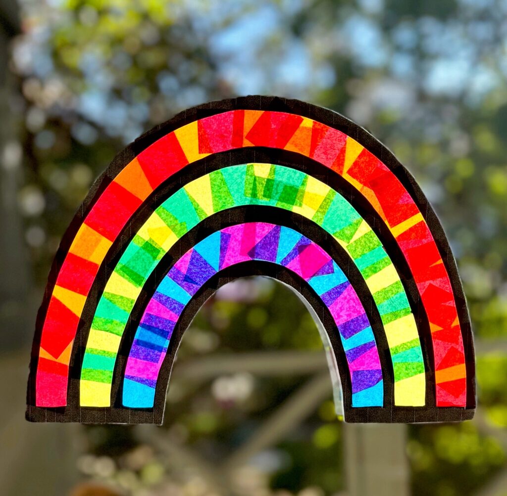 Rainbow Suncatcher Craft