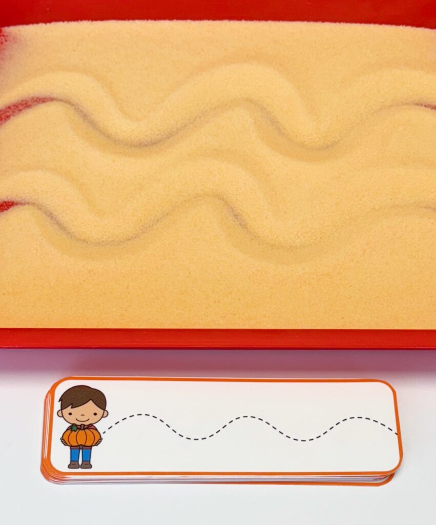 Fall themed salt tray 