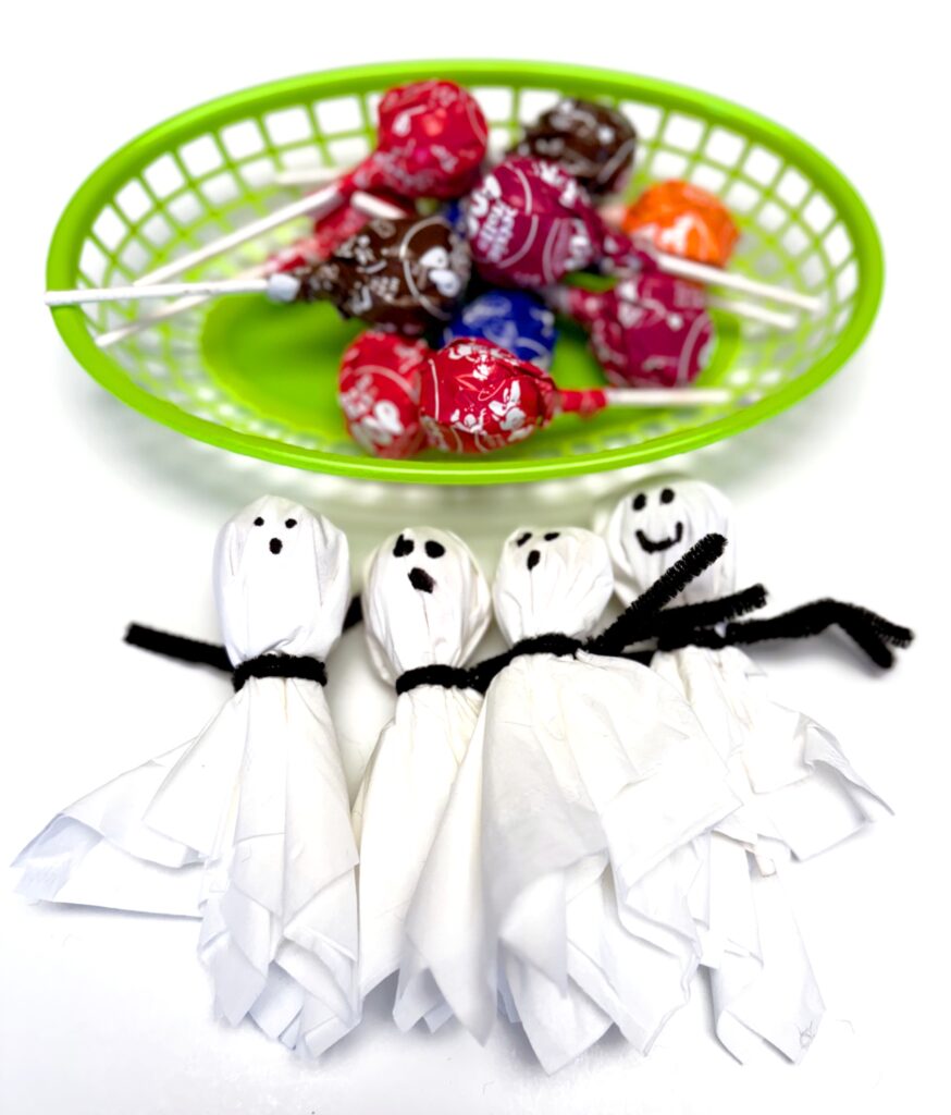 Halloween Party Lollipop Ghost Quick Craft