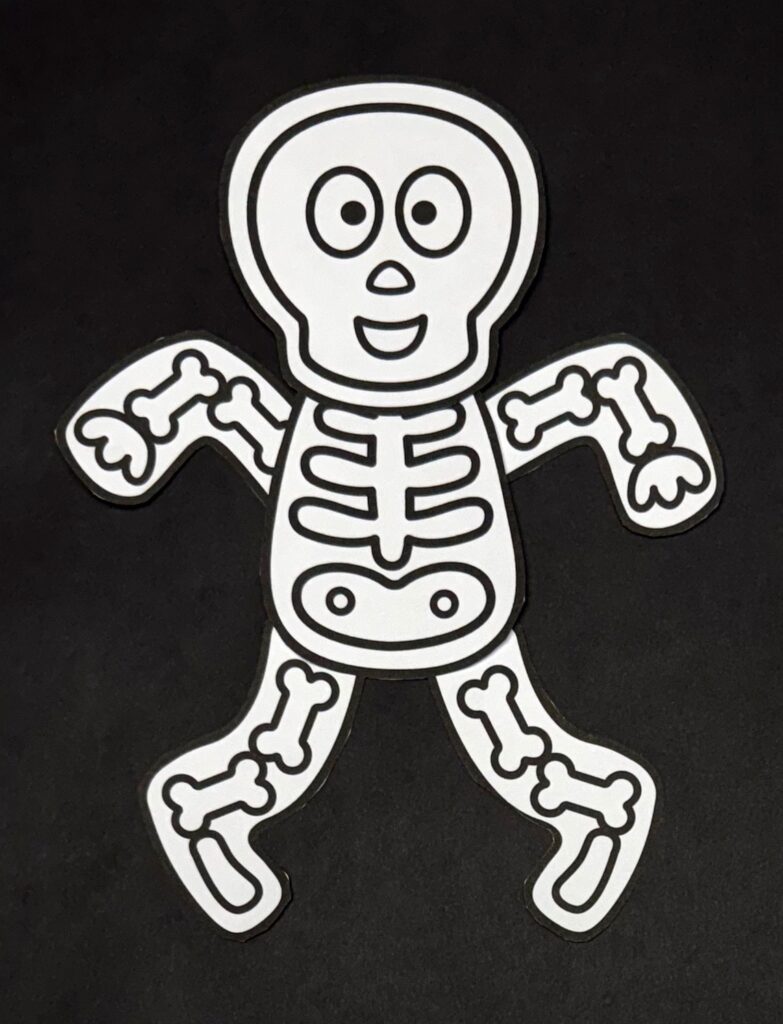 Easy Skeleton Craft for Preschoolers | Fine Motor & Halloween Fun