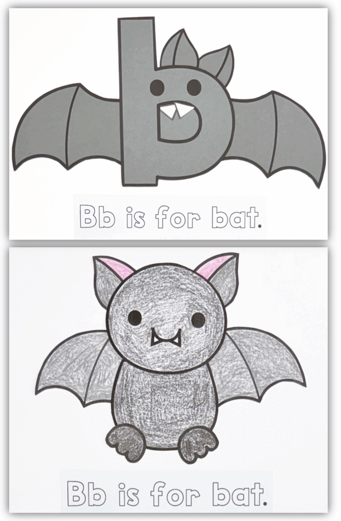 Letter B is for bat craft