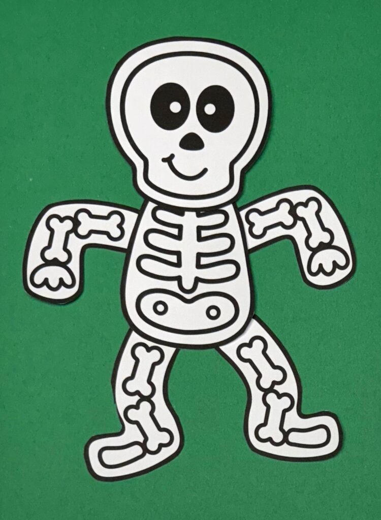 Easy Craft for Halloween, Happy Bones