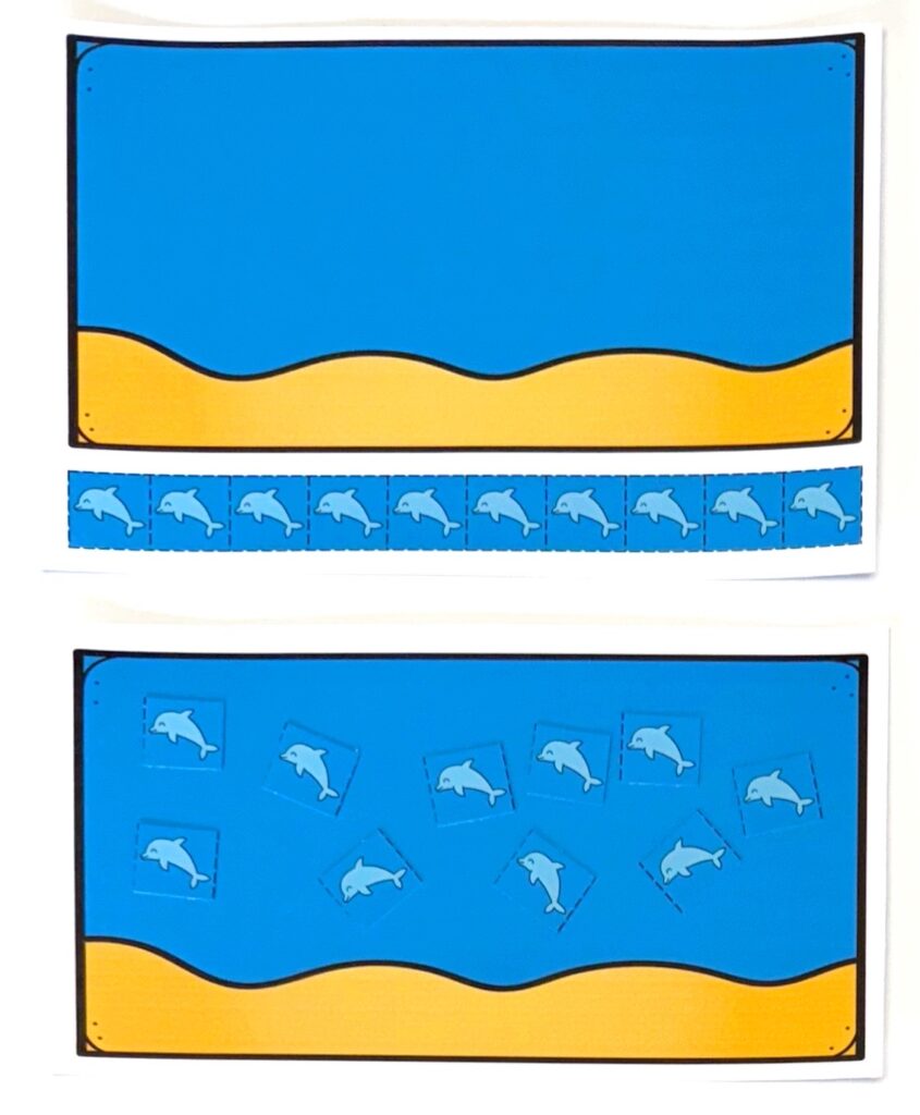 Letter D is for Dolphin Simple Scissor and Gluing