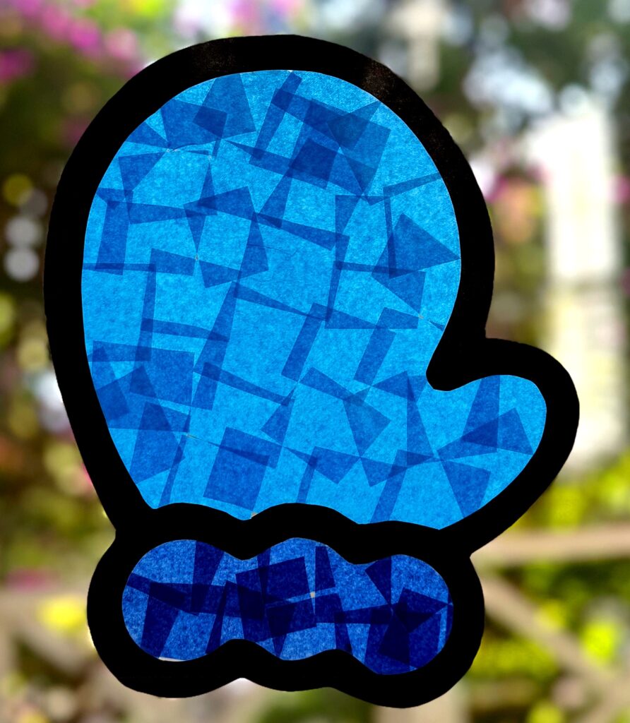 Mitten Preschool Suncatcher