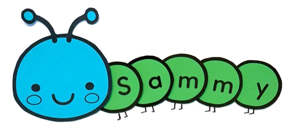 Caterpillar Name Activity for Spring