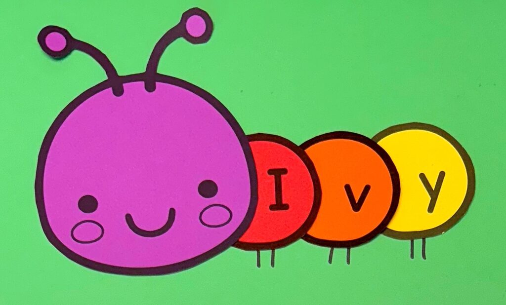 Caterpillar Spring Name Activity