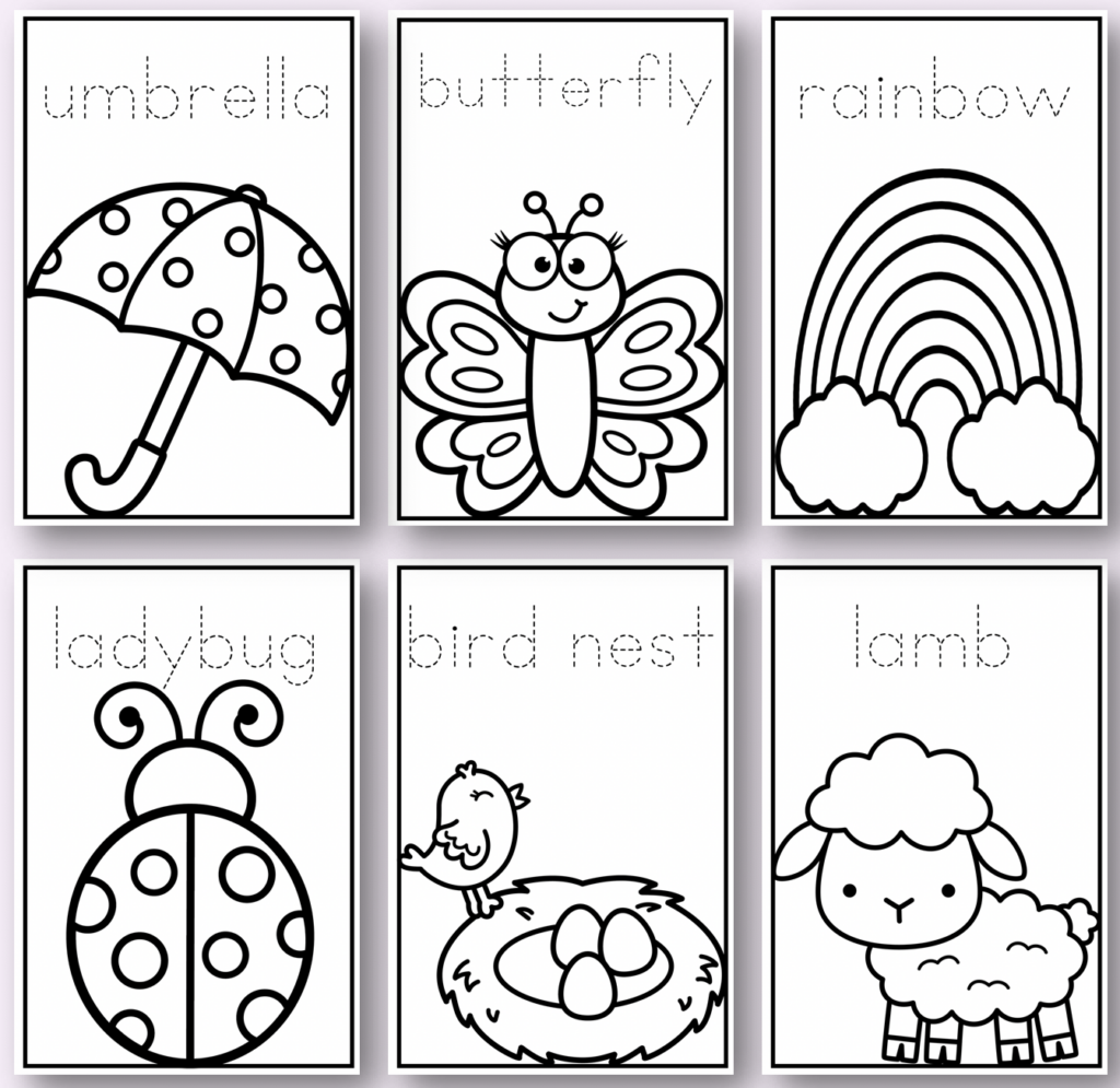 Spring Coloring Pages