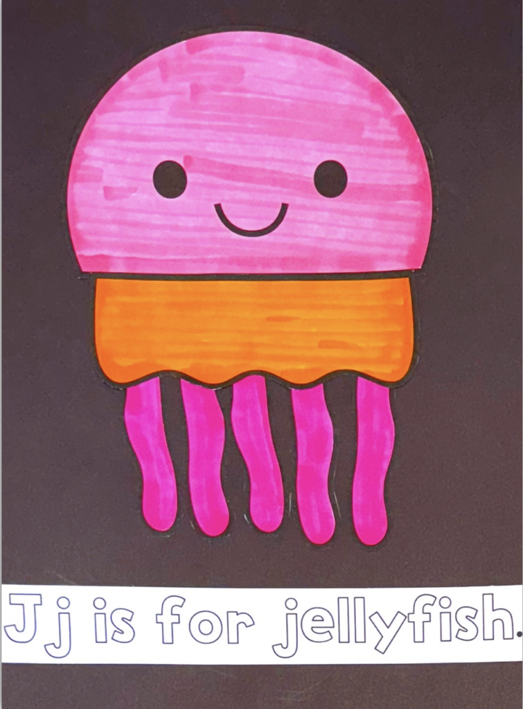 Jellyfish Craft J Preschool Activities