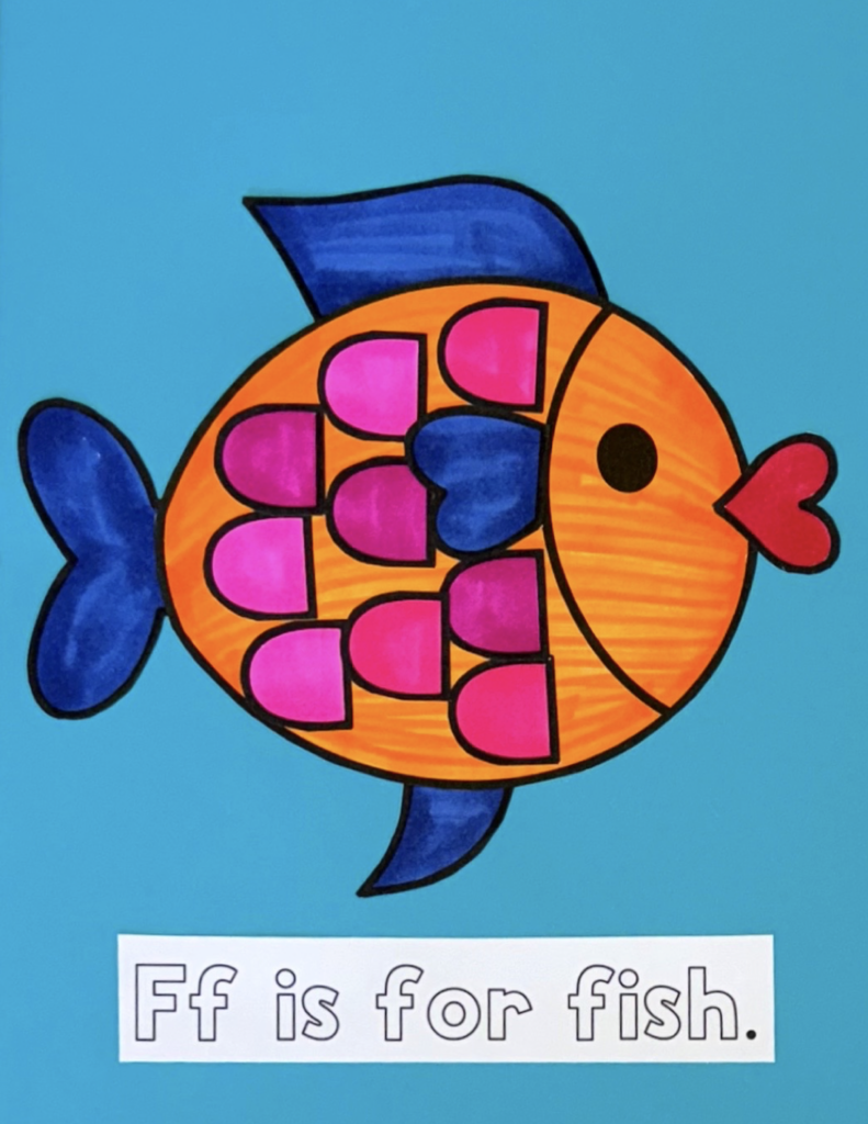 Letter F is for fish Letter F - Preschool Alphabet Activities