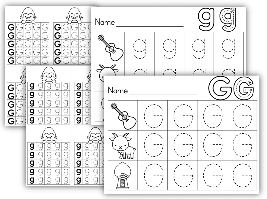 Letter G Alphabet Activities Letter Formation Tracing