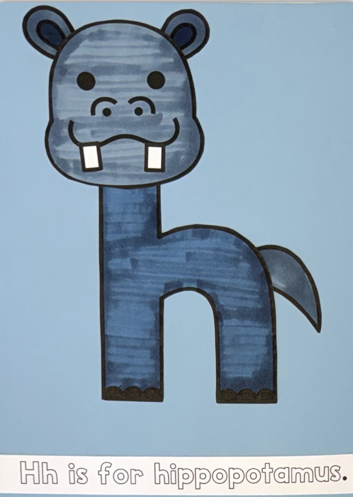 Letter H is for horse craft preschool activity