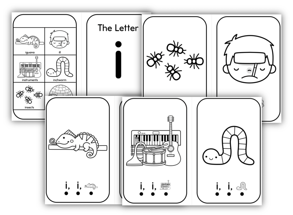 Letter I Beginning Sounds Reader