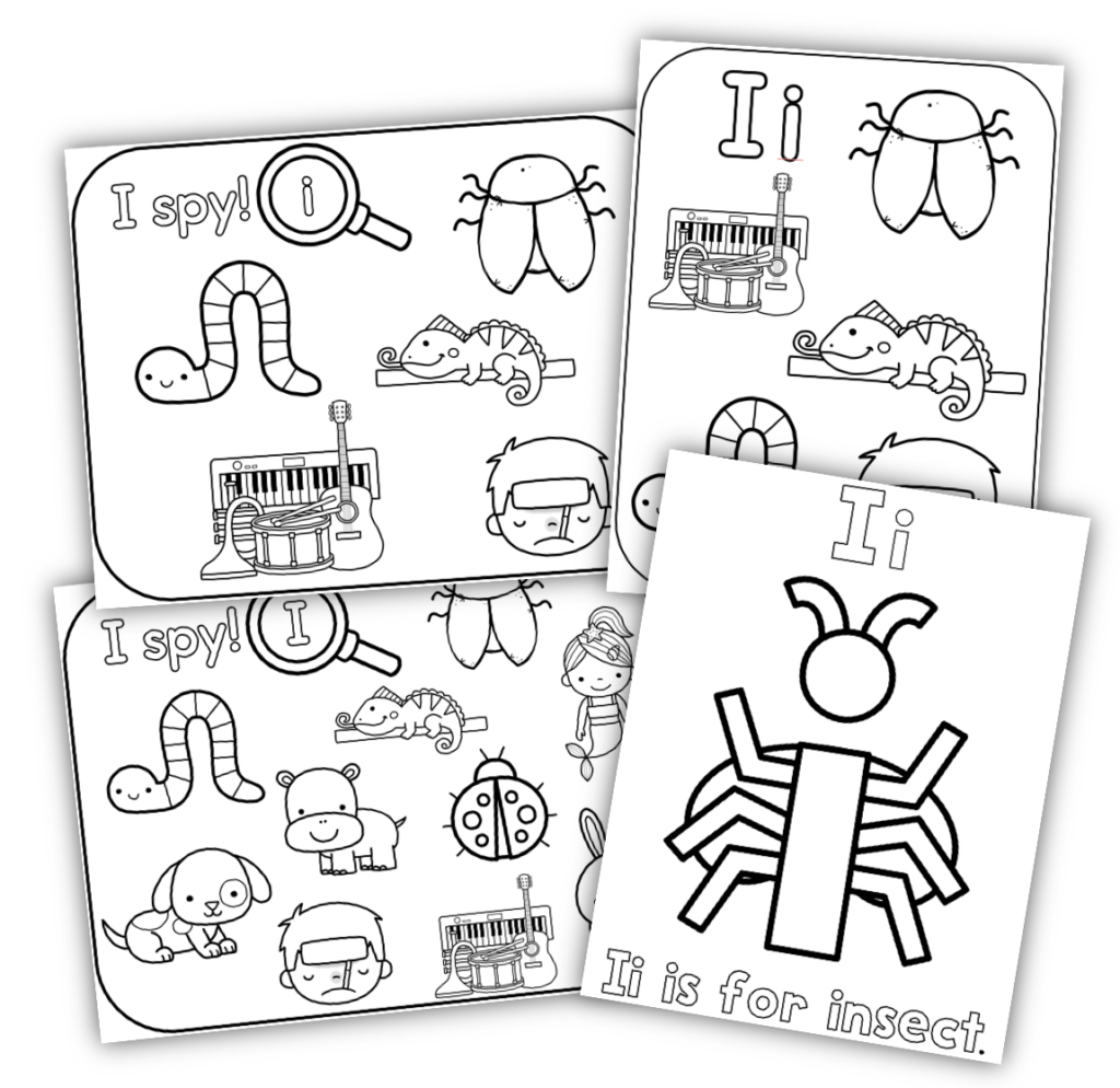 Letter I Worksheets and Printables