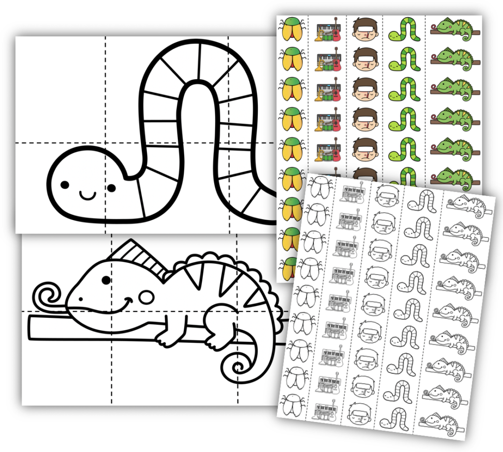 Letter I scissor activities