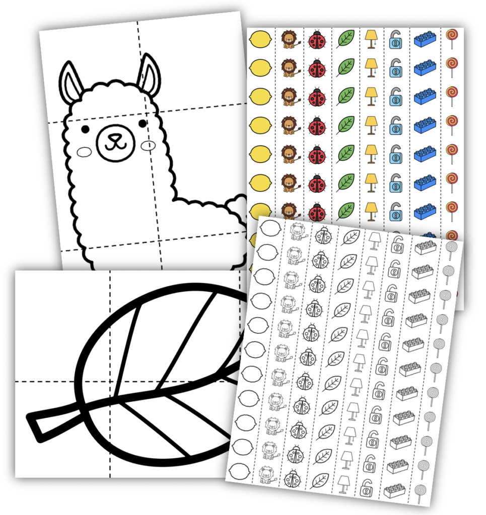 Letter L Themed Scissor Activities