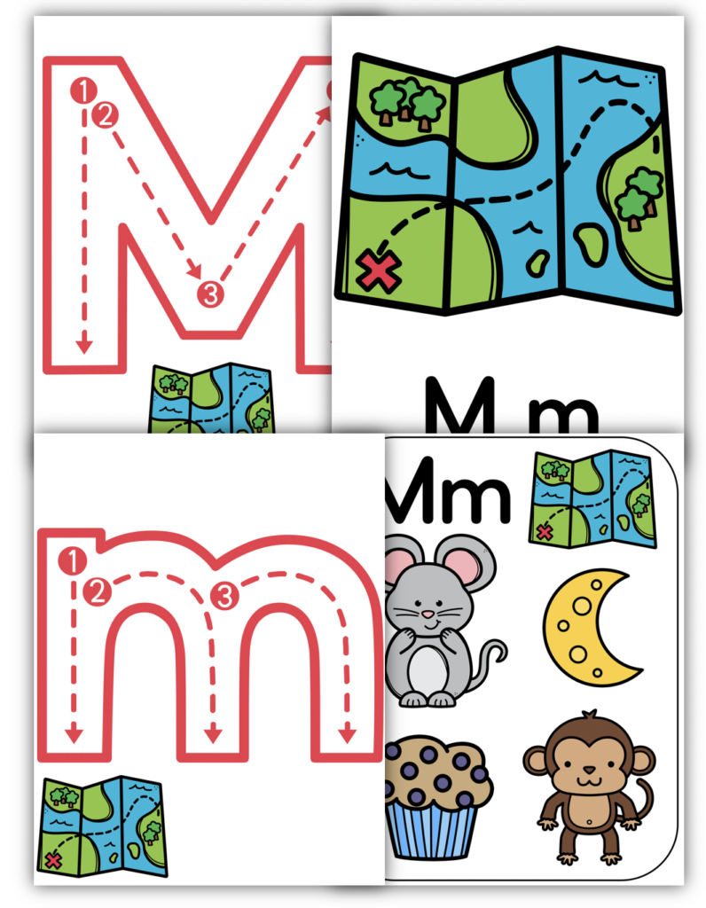 Letter M posters and decor