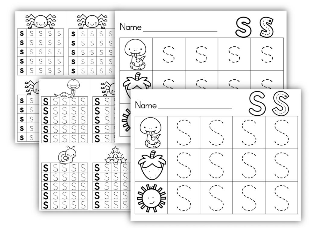 Letter S Formation Printables