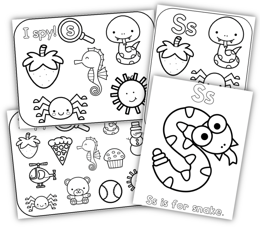Letter S Printable Worksheets