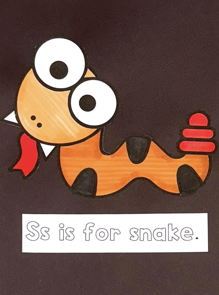 Letter S is for Snake Craft