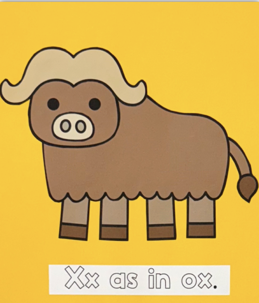 Letter X as in ox craft