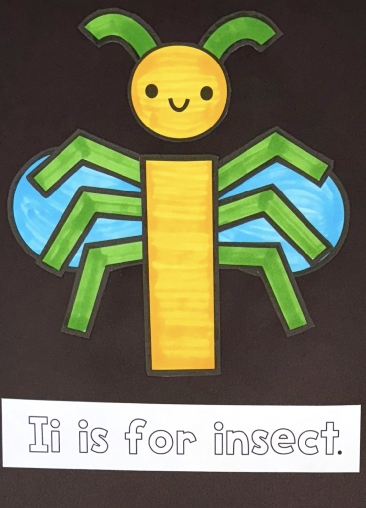 Letter I insect Activity