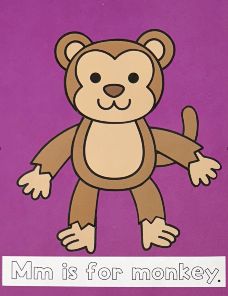 M is for monkey craft