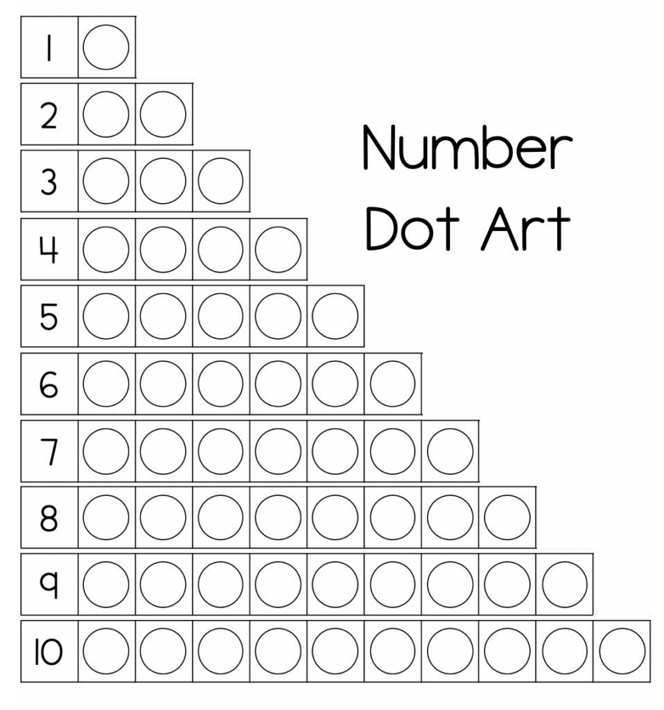 Number Dot Art