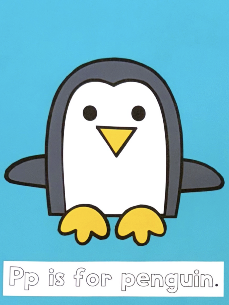 P is for penguin craft