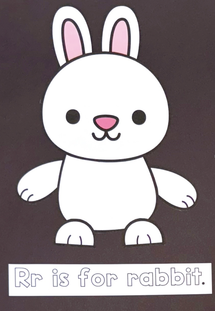 R is for rabbit craft